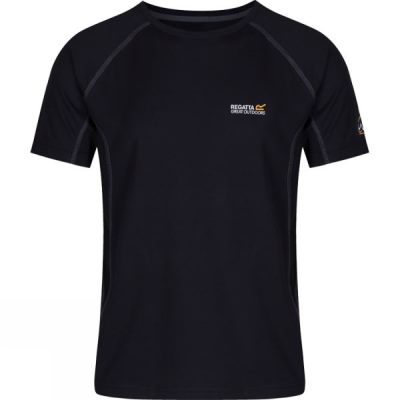 Playeras Regatta Virda Hombre - Negras - Chile RXB764391